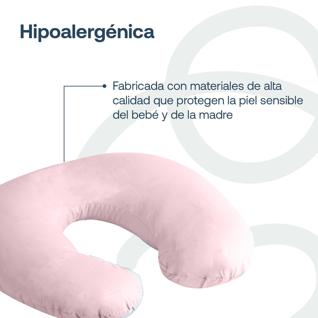 Cojin de Lactancia Rosa