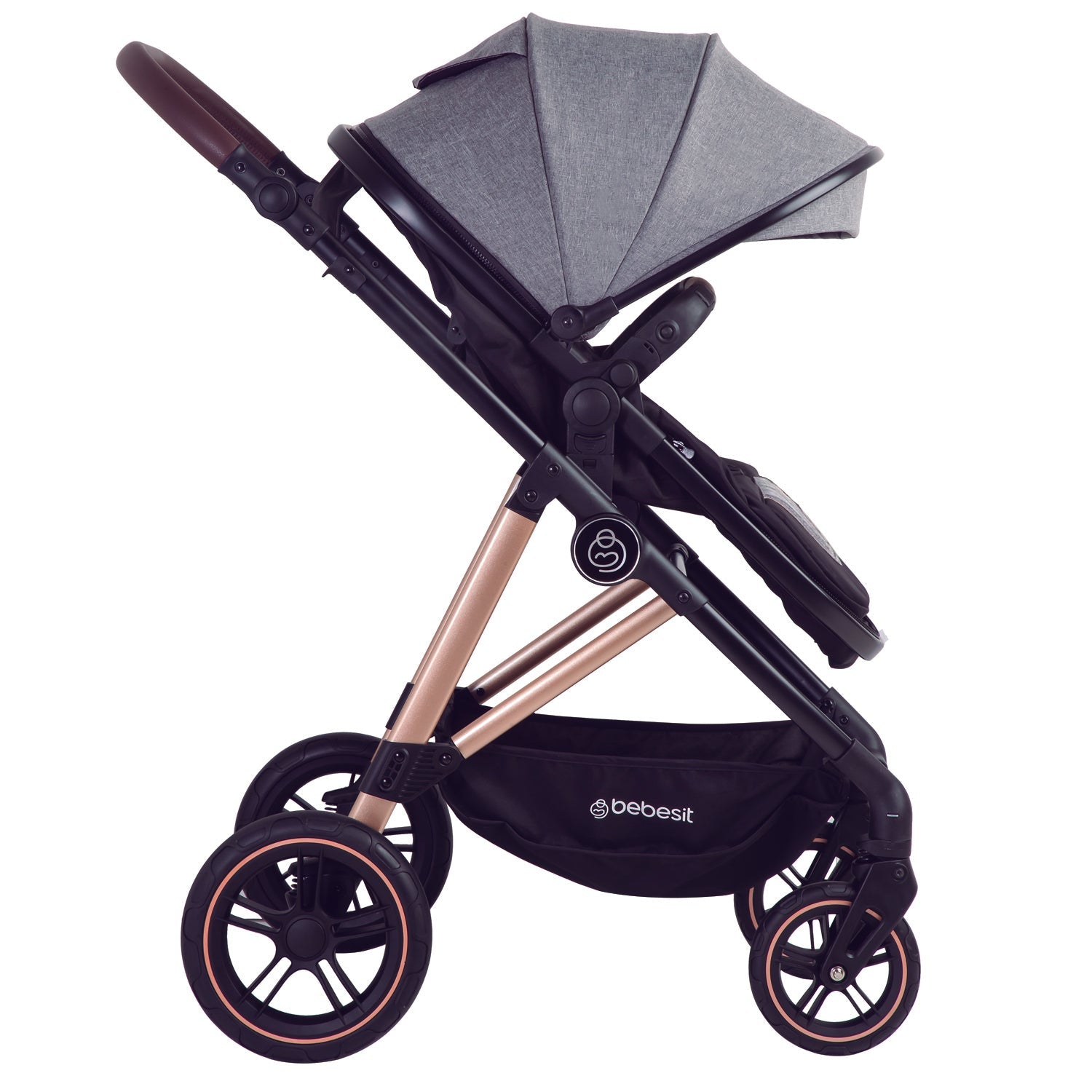 Coche Cuna travel system Neo Gris