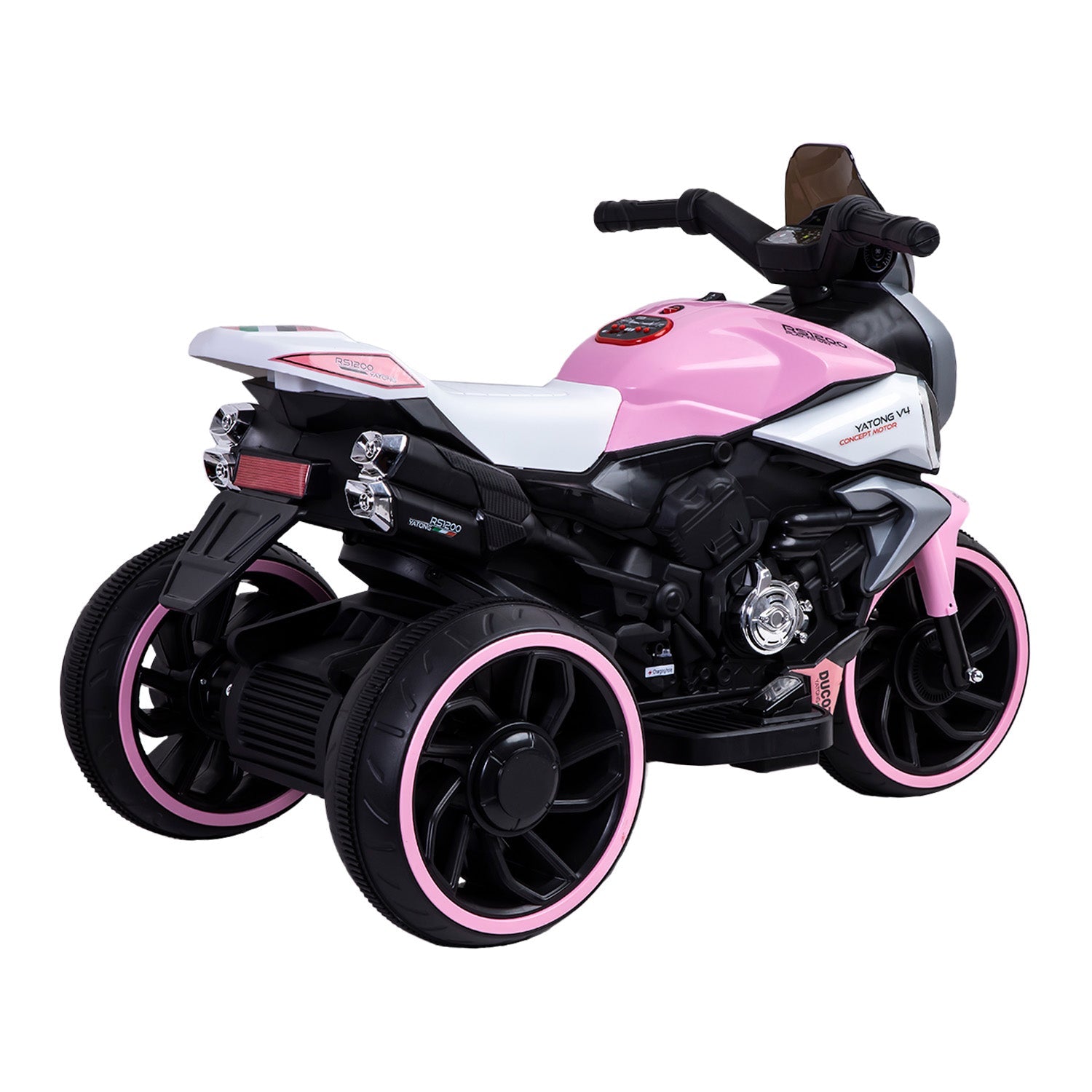 Moto 3 Ruedas Trimoto Bolt Rosa Bebesit