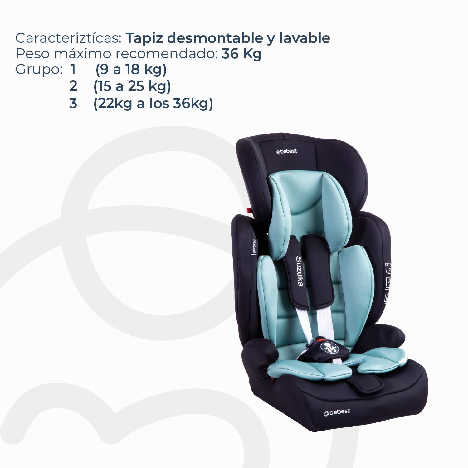 Silla de Auto Butaca Suzuka Verde