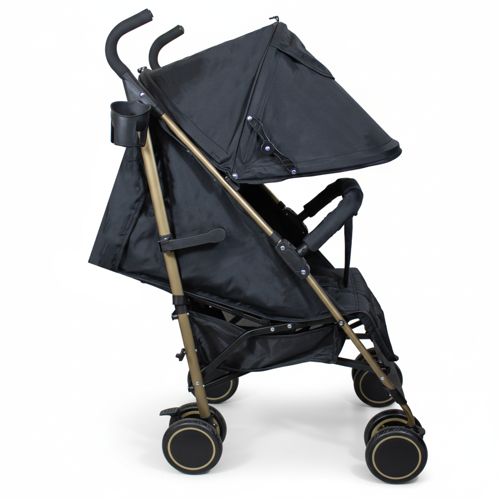 Coche Paragua Khronos Gold Negro