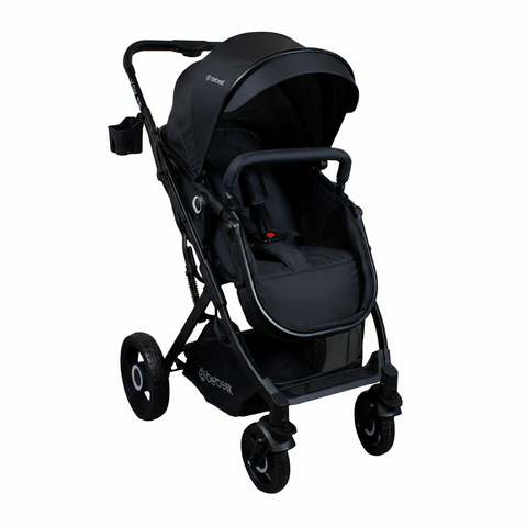 Coche Cuna Paseo Vox Negro Bebesit