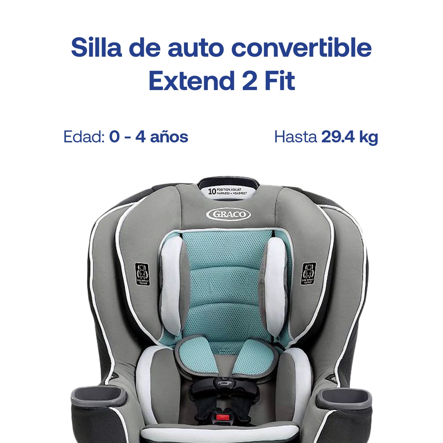 Silla de Auto Convertible Extend2Fit Spire