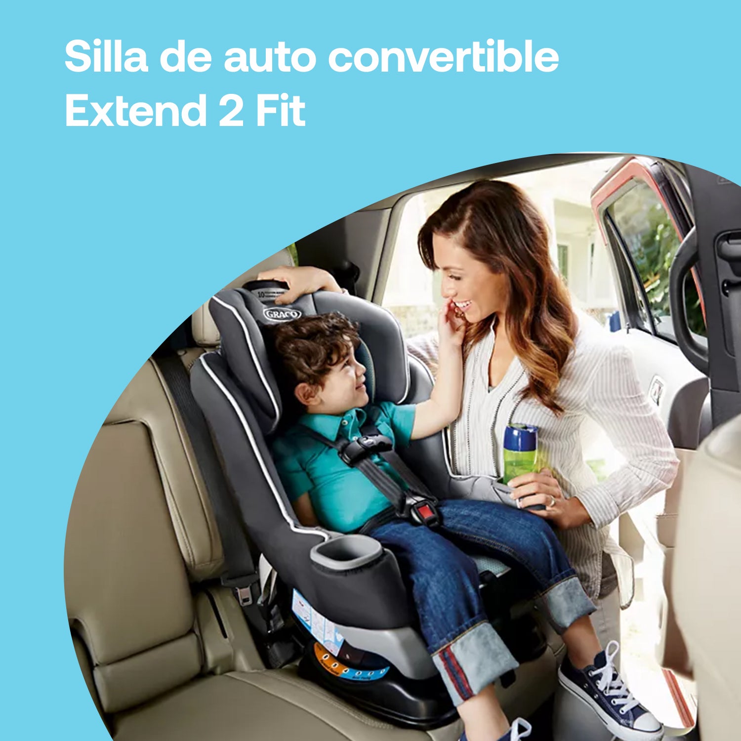 Silla de Auto Convertible Extend2Fit Spire