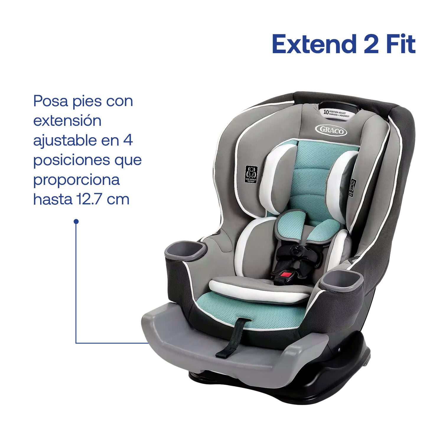 Silla de Auto Convertible Extend2Fit Spire