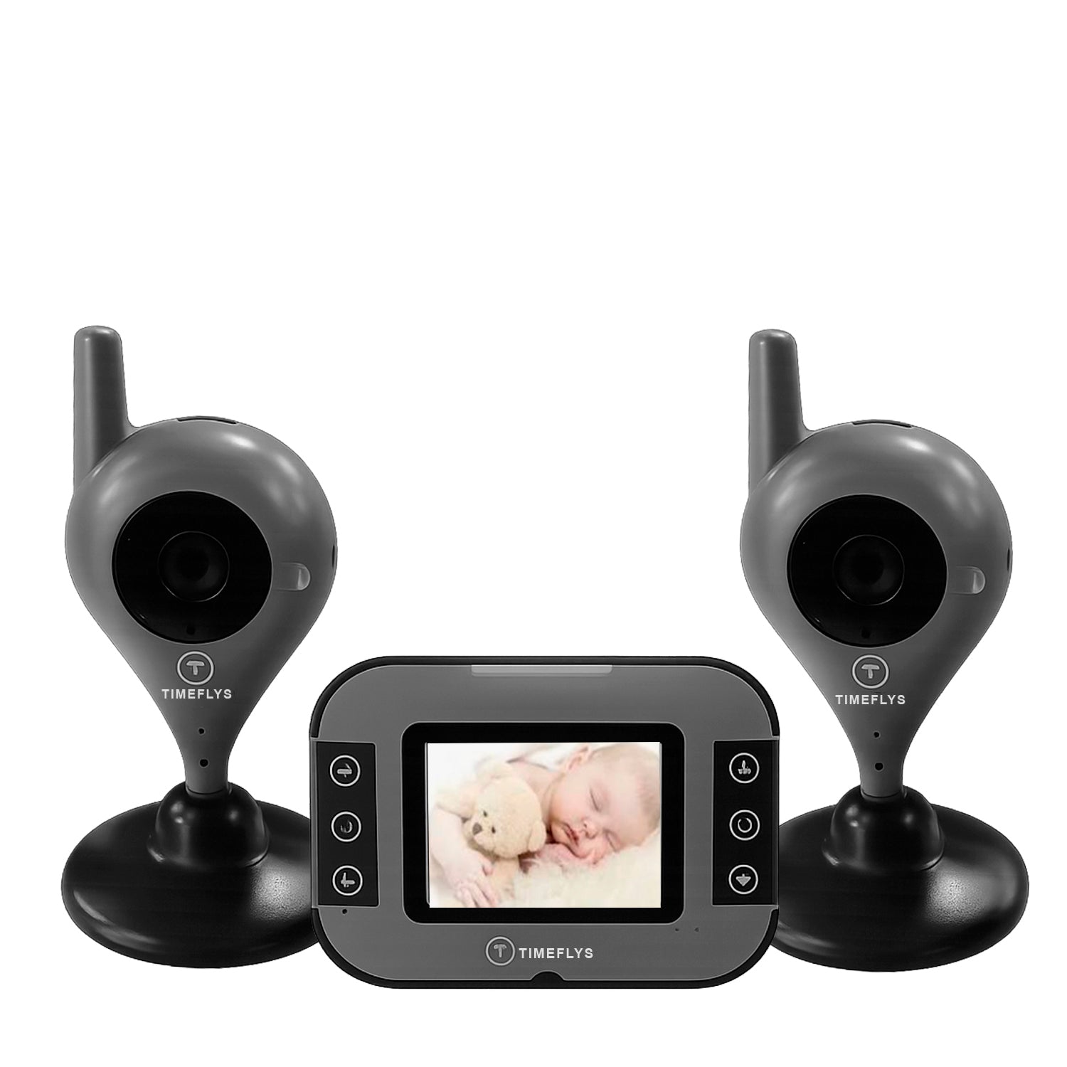 Monitor Bebé Audio y Video x2 Cámara Visión Nocturna Bebesit