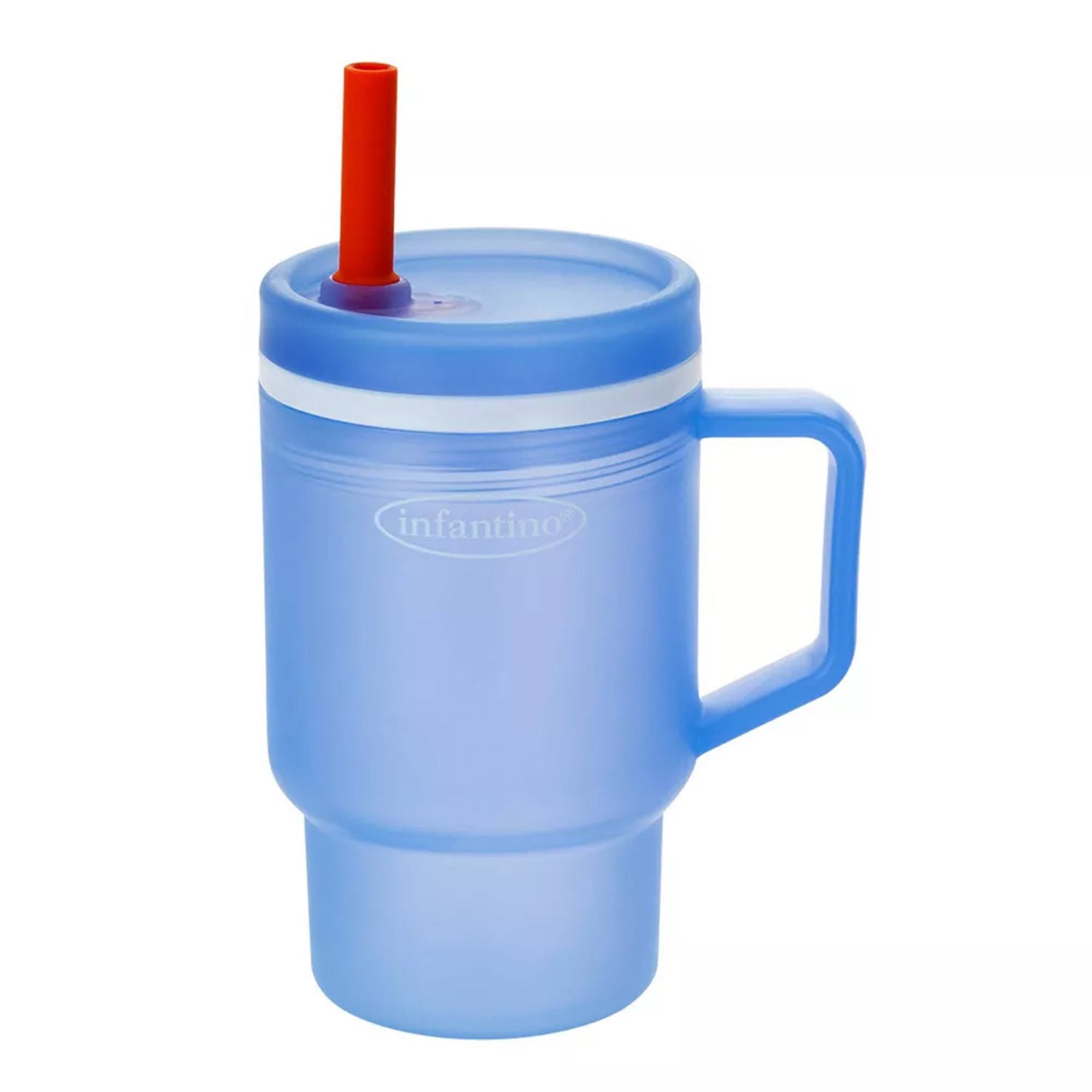 Vaso Antiderrame con Bombilla My 1st Tumbler 266ml Azul