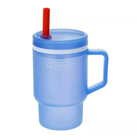 Vaso Antiderrame con Bombilla My 1st Tumbler 266ml Azul