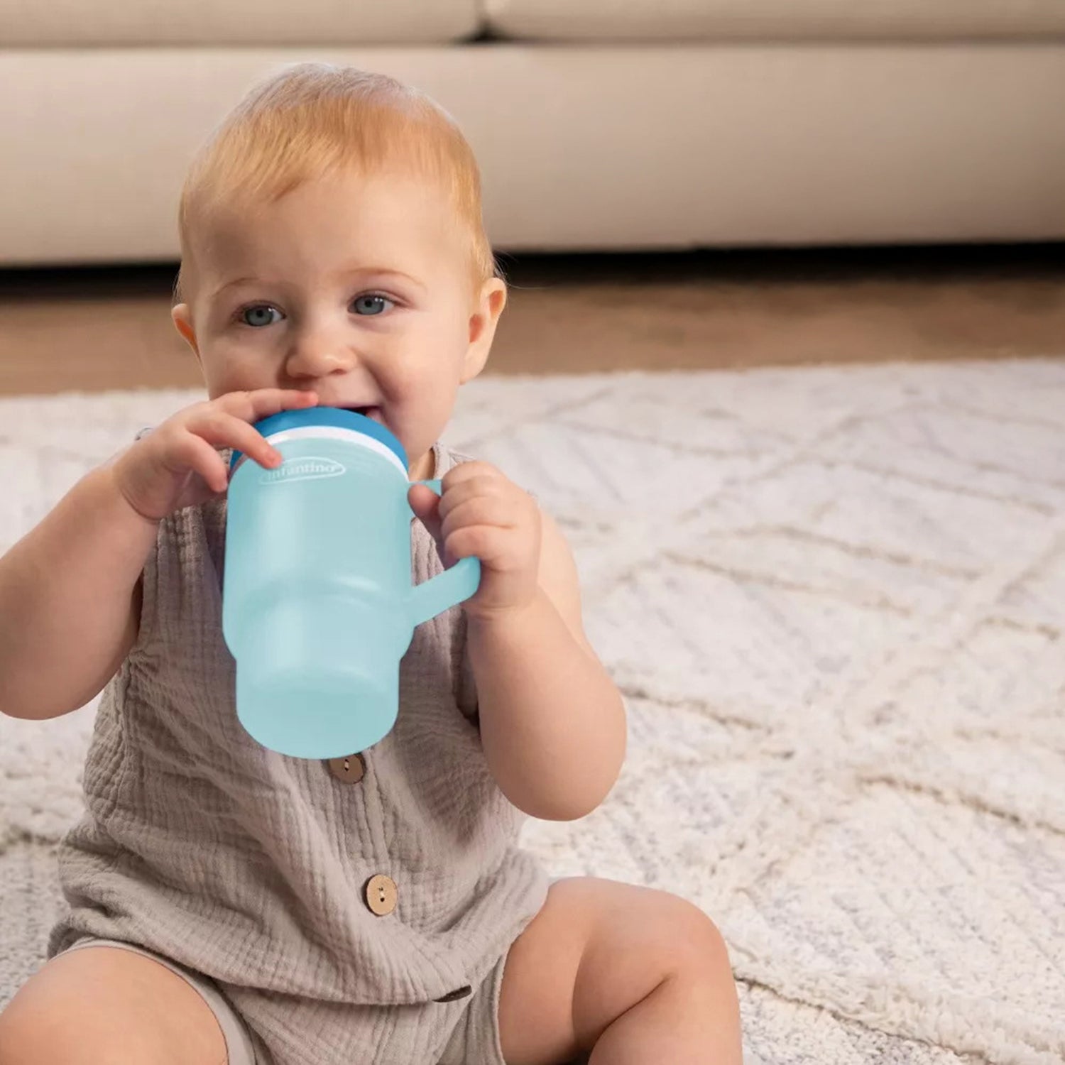 Vaso Antiderrame con Bombilla My1st Tumbler 266ml Moody Blue