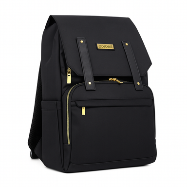 Mochila Maternal Premium Black Gold