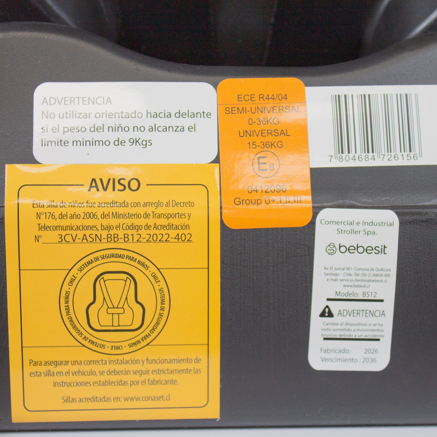 Silla de Auto Saturn 360° Premium Negro