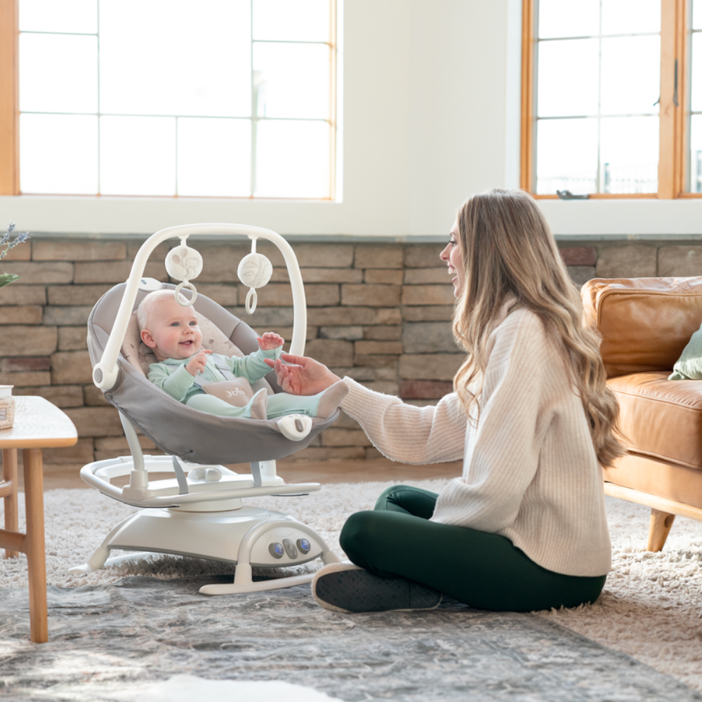 Silla Nido Bouncer Sansa 2in1 Cosmo Tan Joie