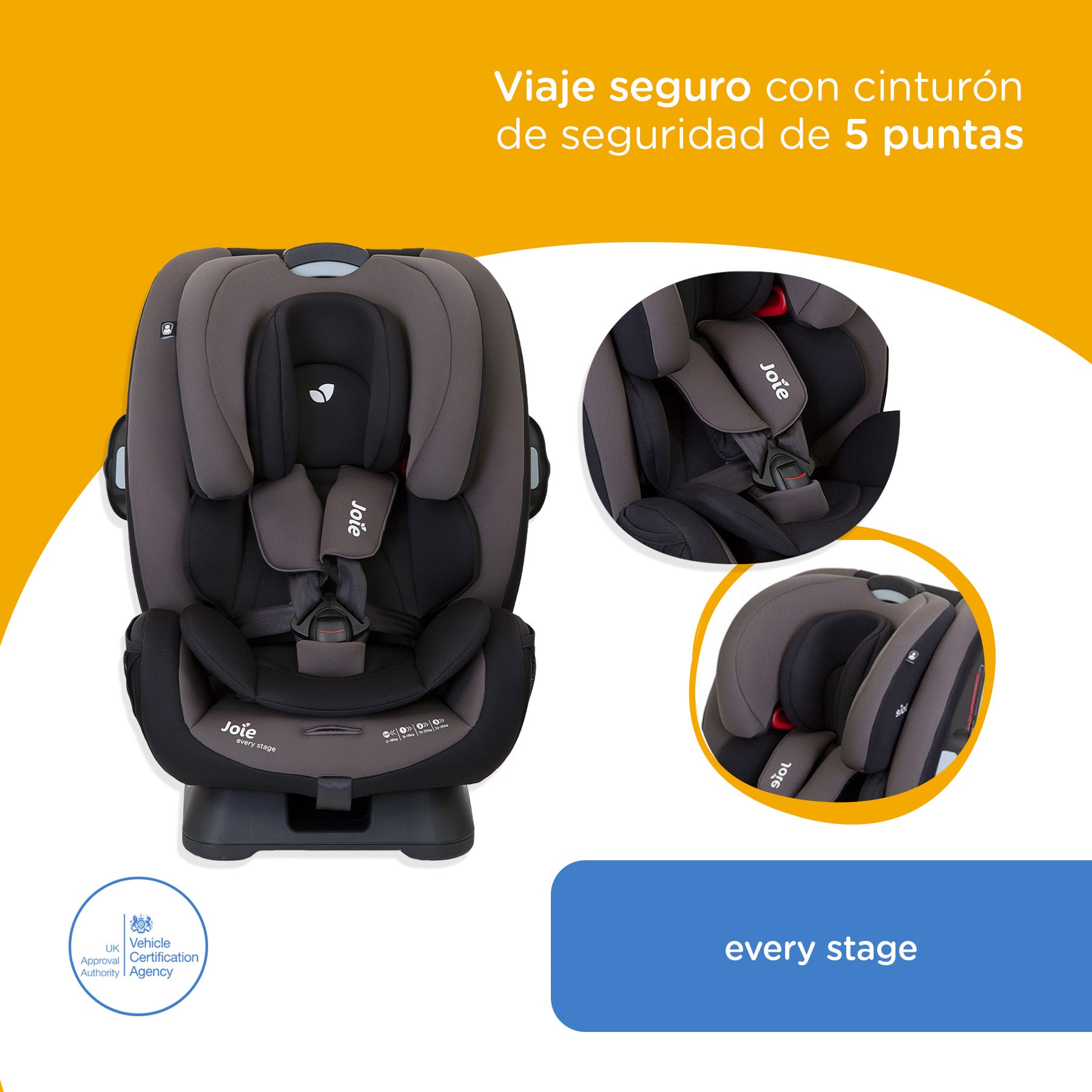 Silla de Auto Convertible Every Stage Ember