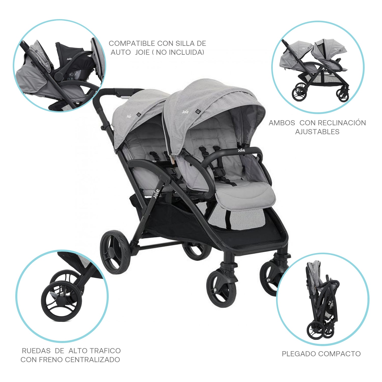 Coche Paseo Evalite Duo Pebble