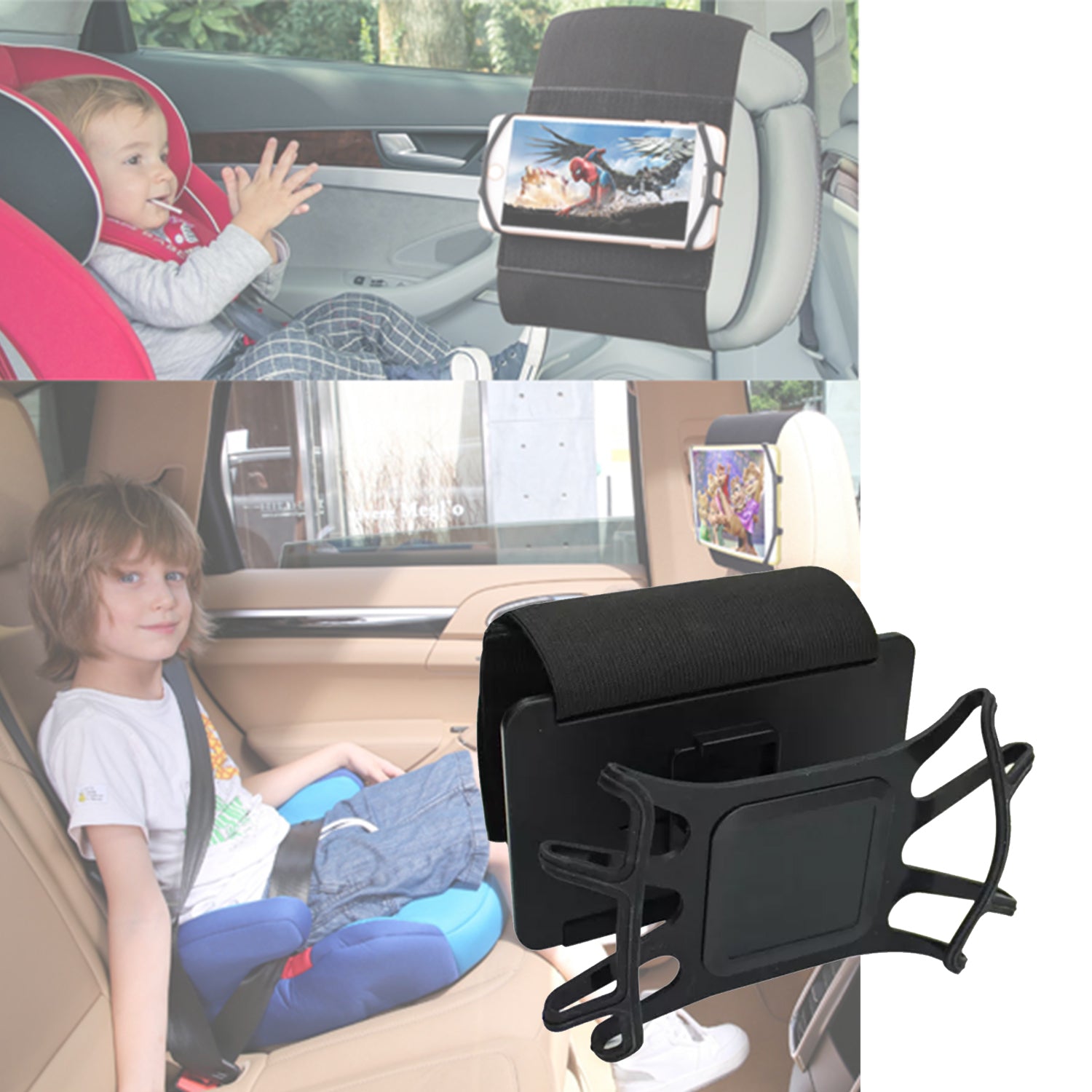 Soporte para tablet Auto Bebe Silla Auto Rotación 360