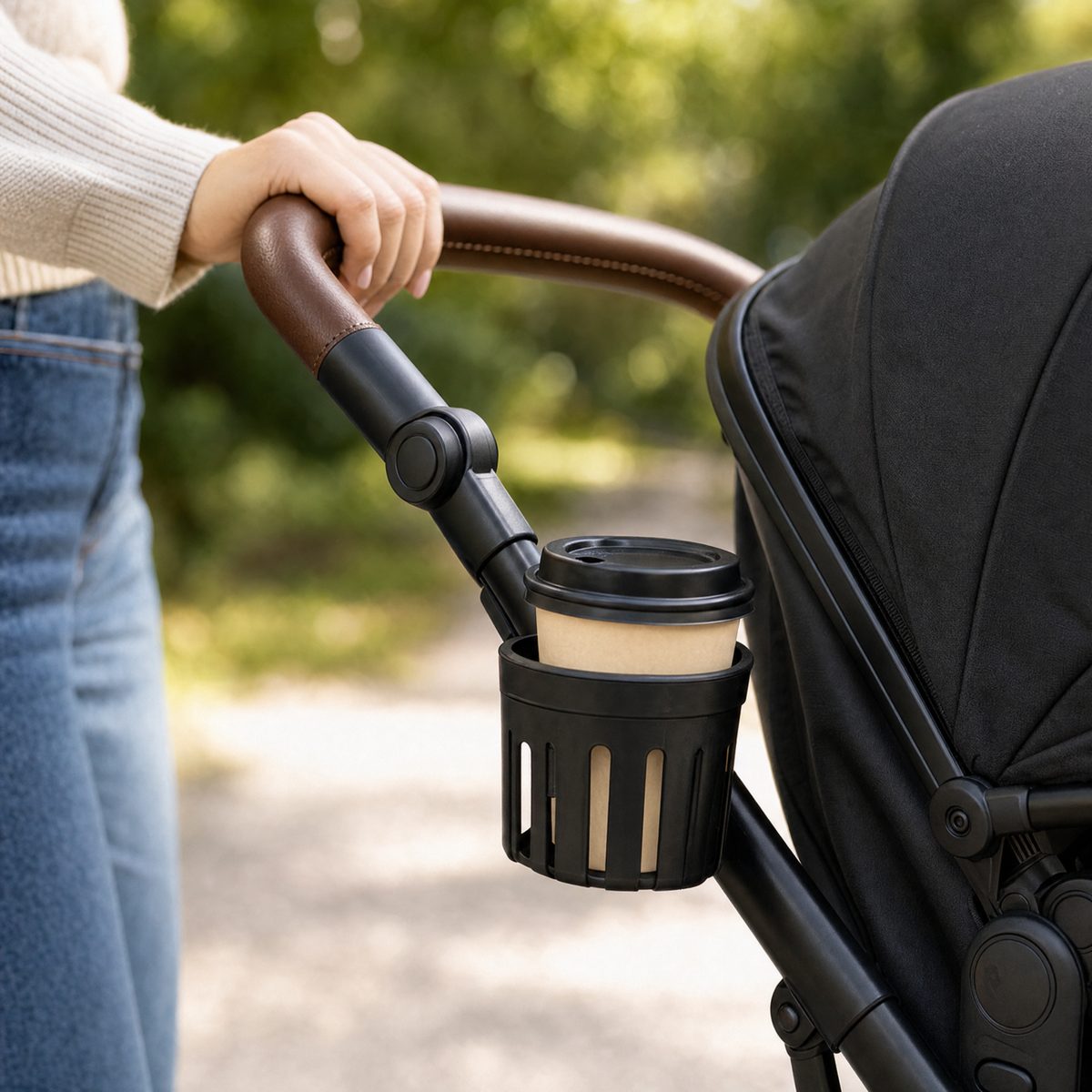 Coche Cuna Travel System Galaxy Isofix Negro