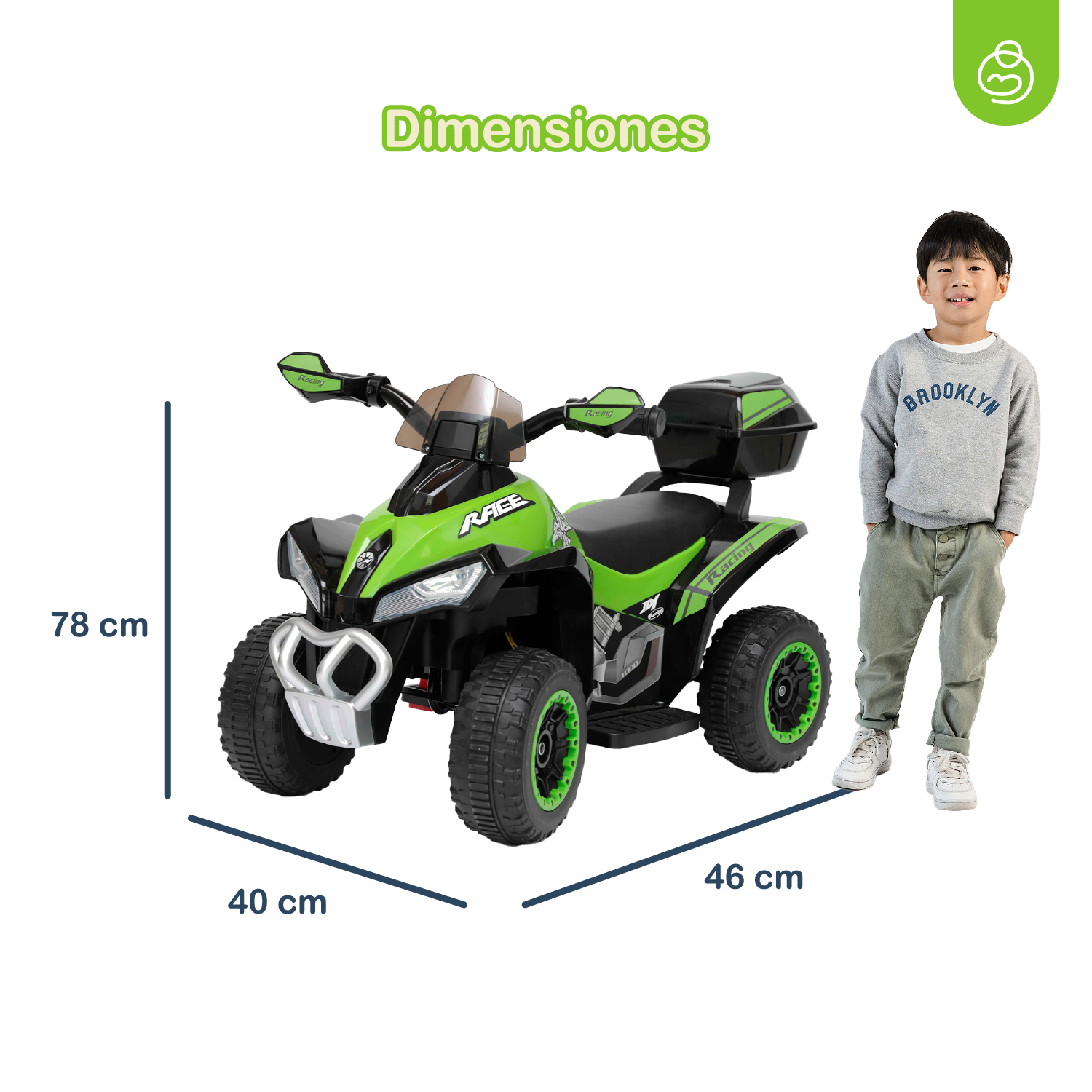 Cuadrimoto Quad Lx Verde