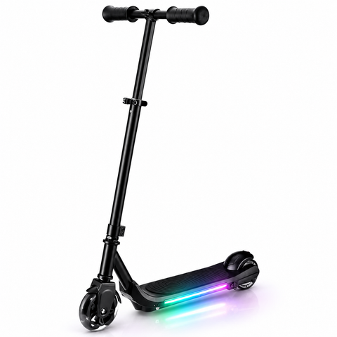Monopatín Eléctrico Plegable E-Scooter 60W 24V2000mah Negro