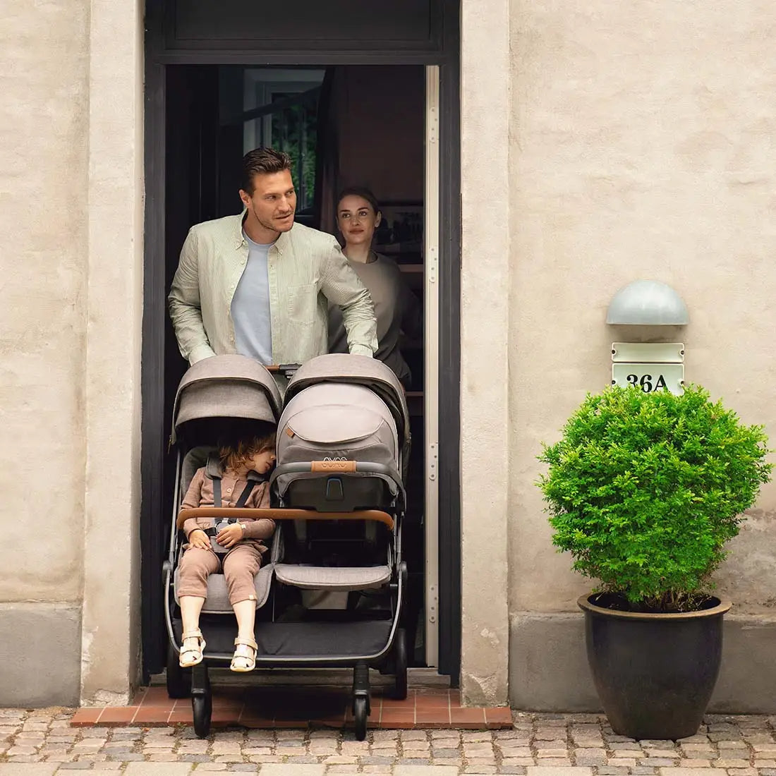 Coche de Paseo Duo Trvl Dubl Granite