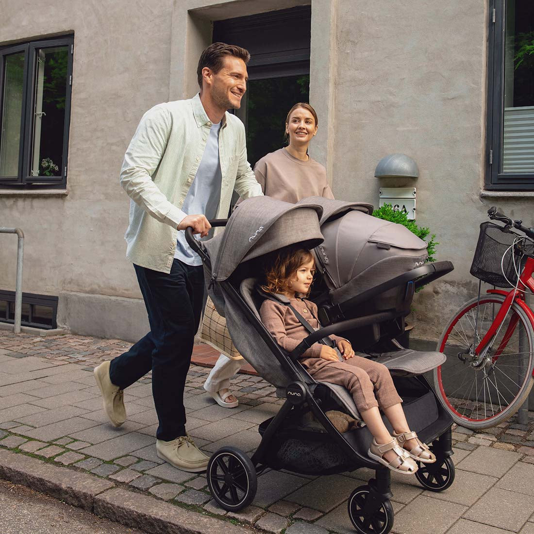 Coche de Paseo Duo Trvl Dubl Caviar Nuna