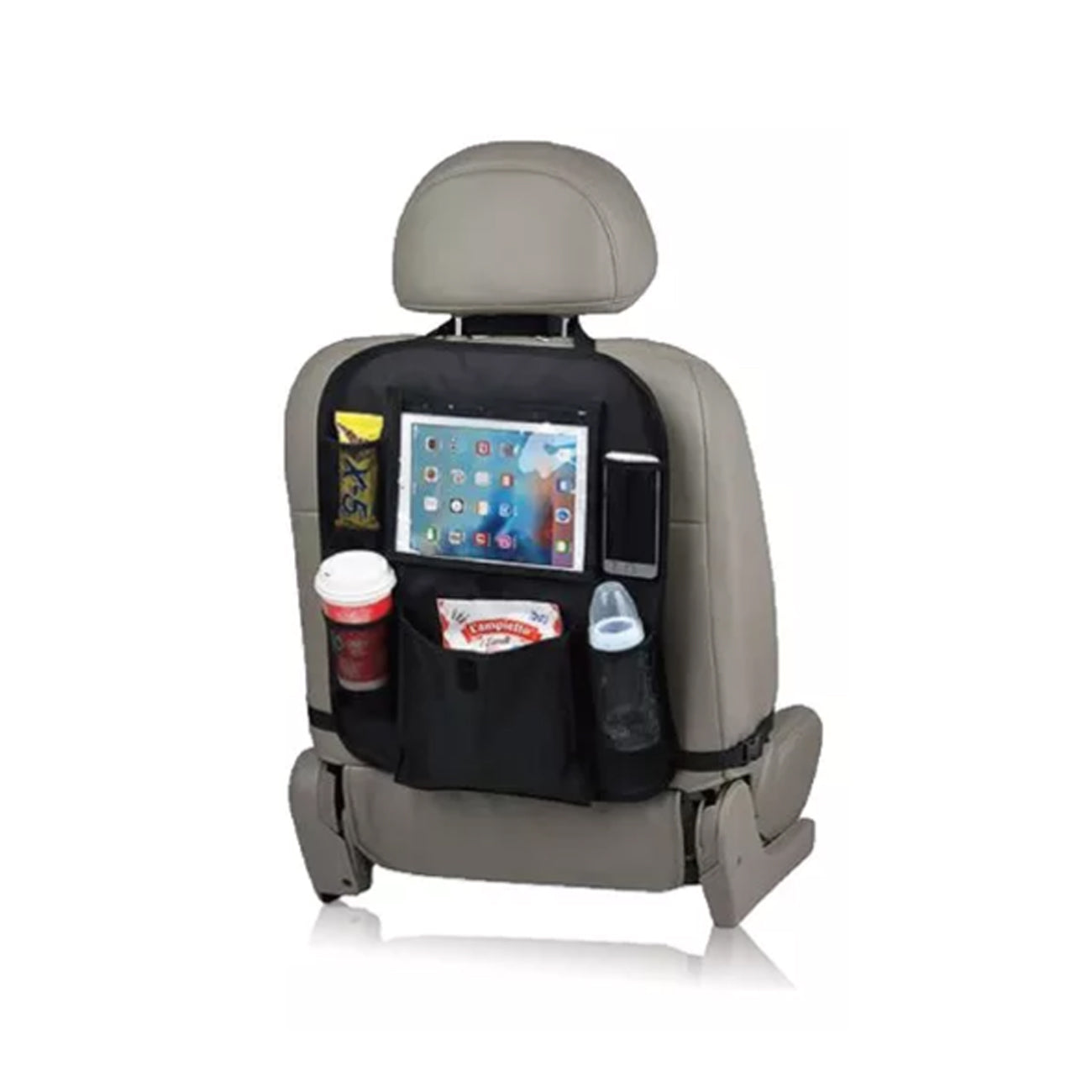 Protector de respaldo asiento auto Silla Bebe con soporte para tablet