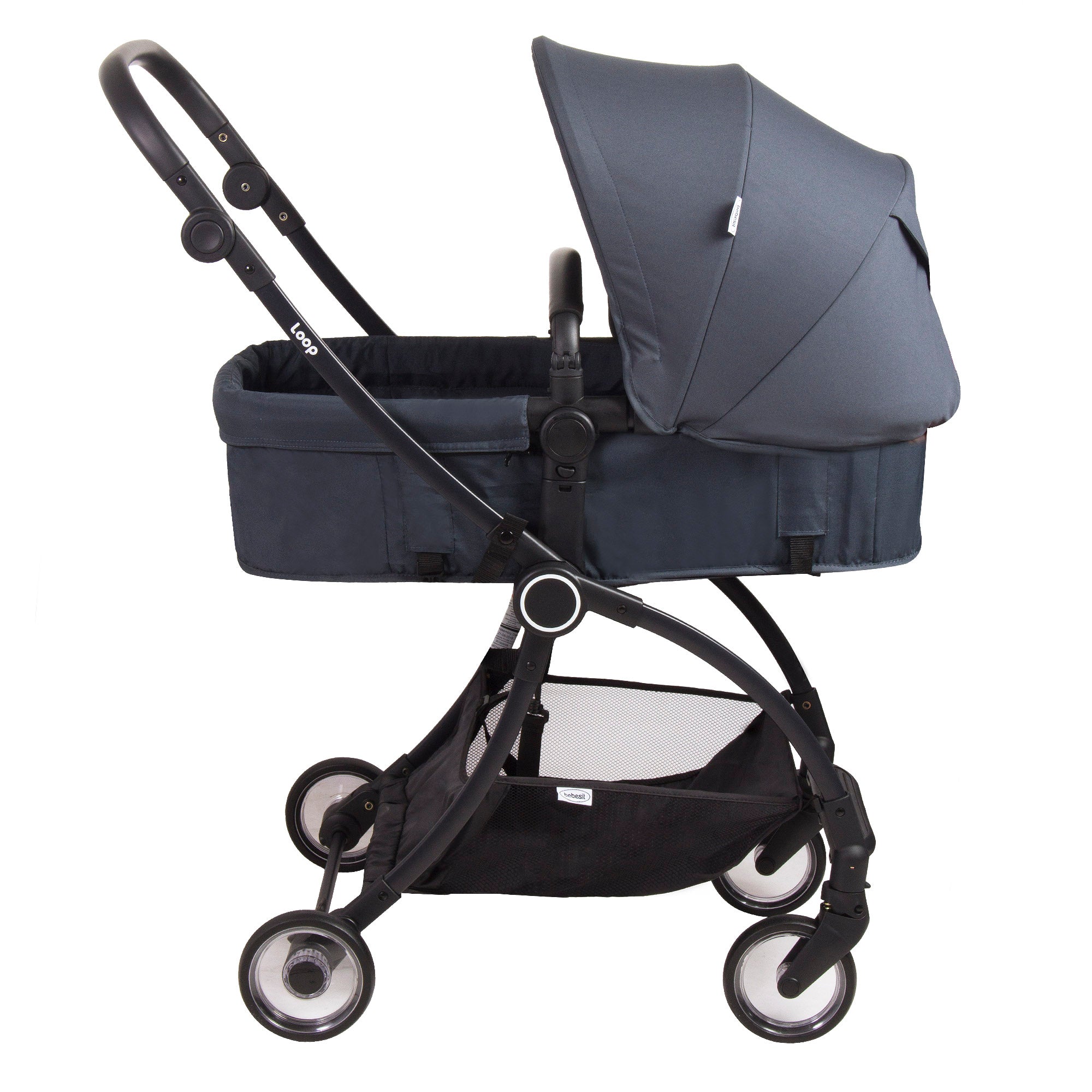 Coche Travel System Loop Gris