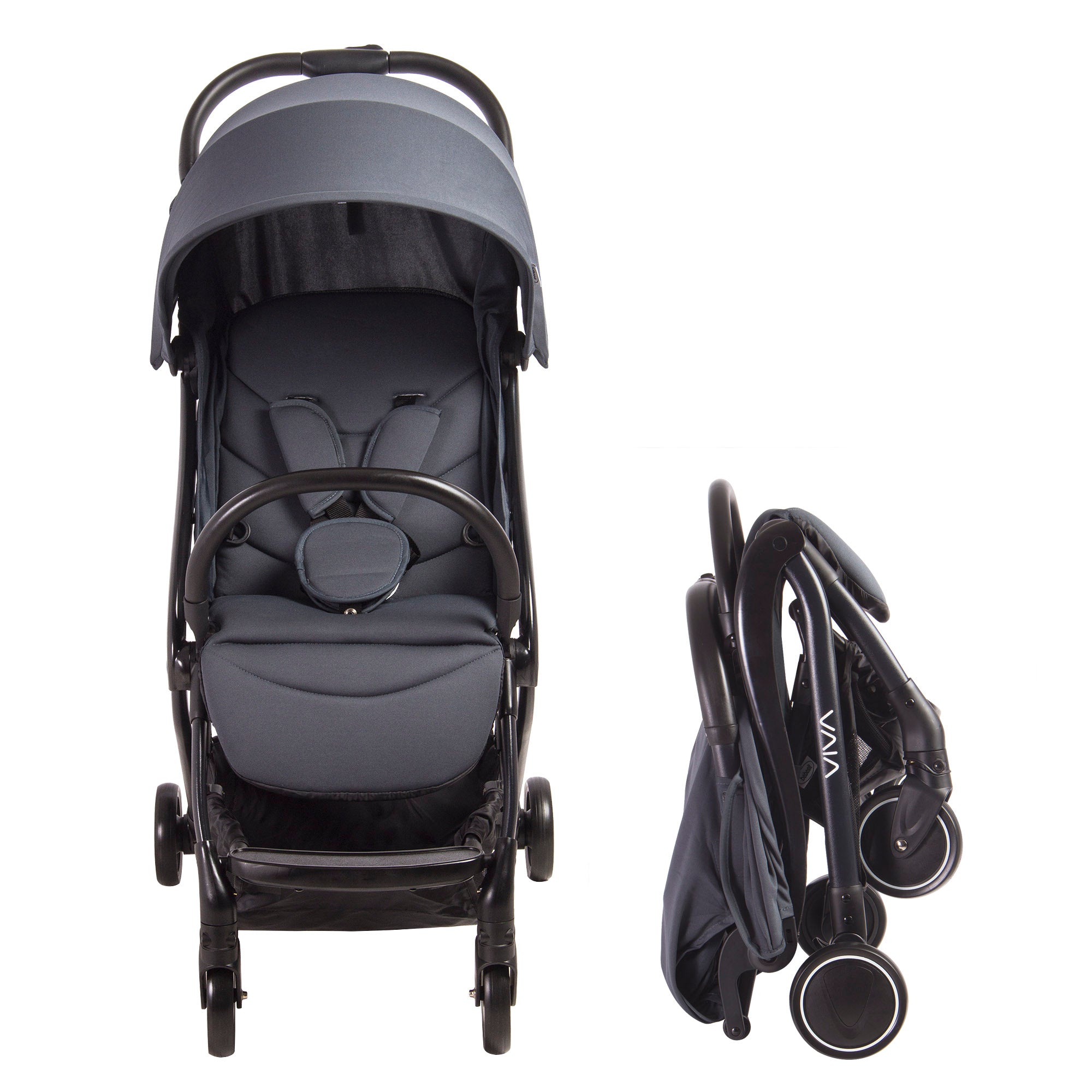 Coche Travel System Viva Gris