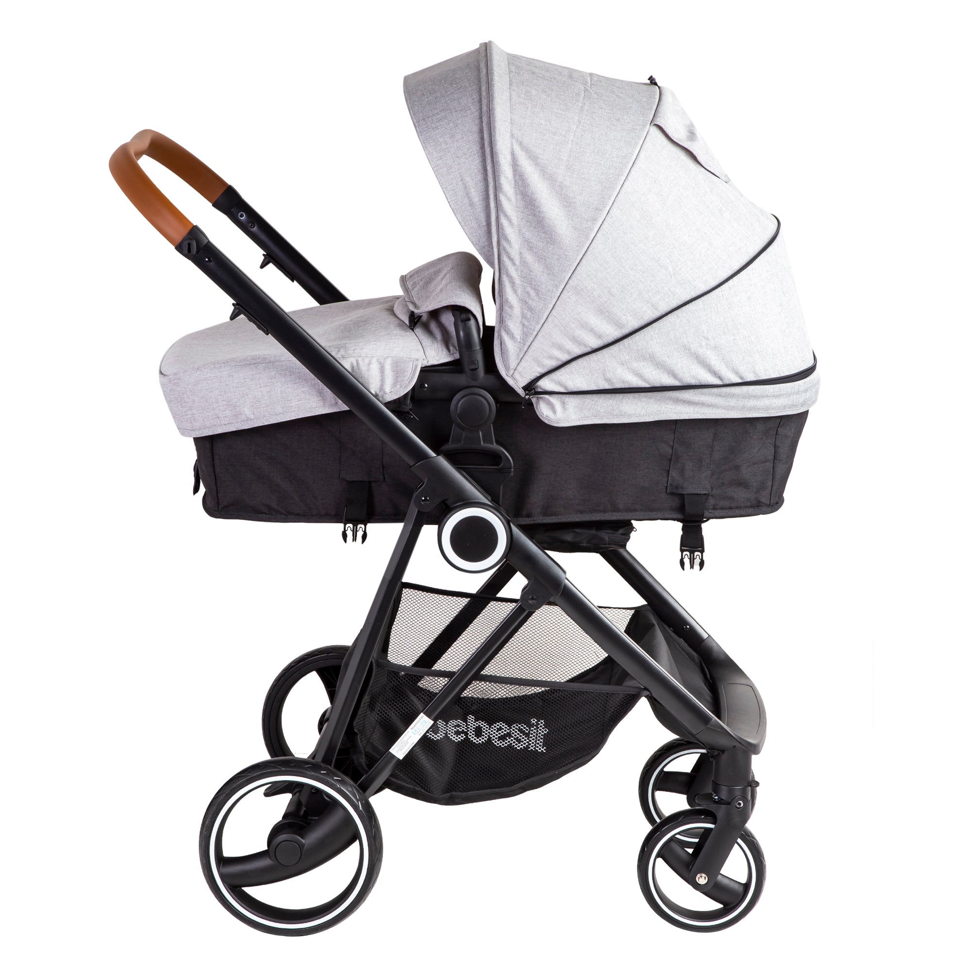 Coche Cuna travel system Cosmos Gris