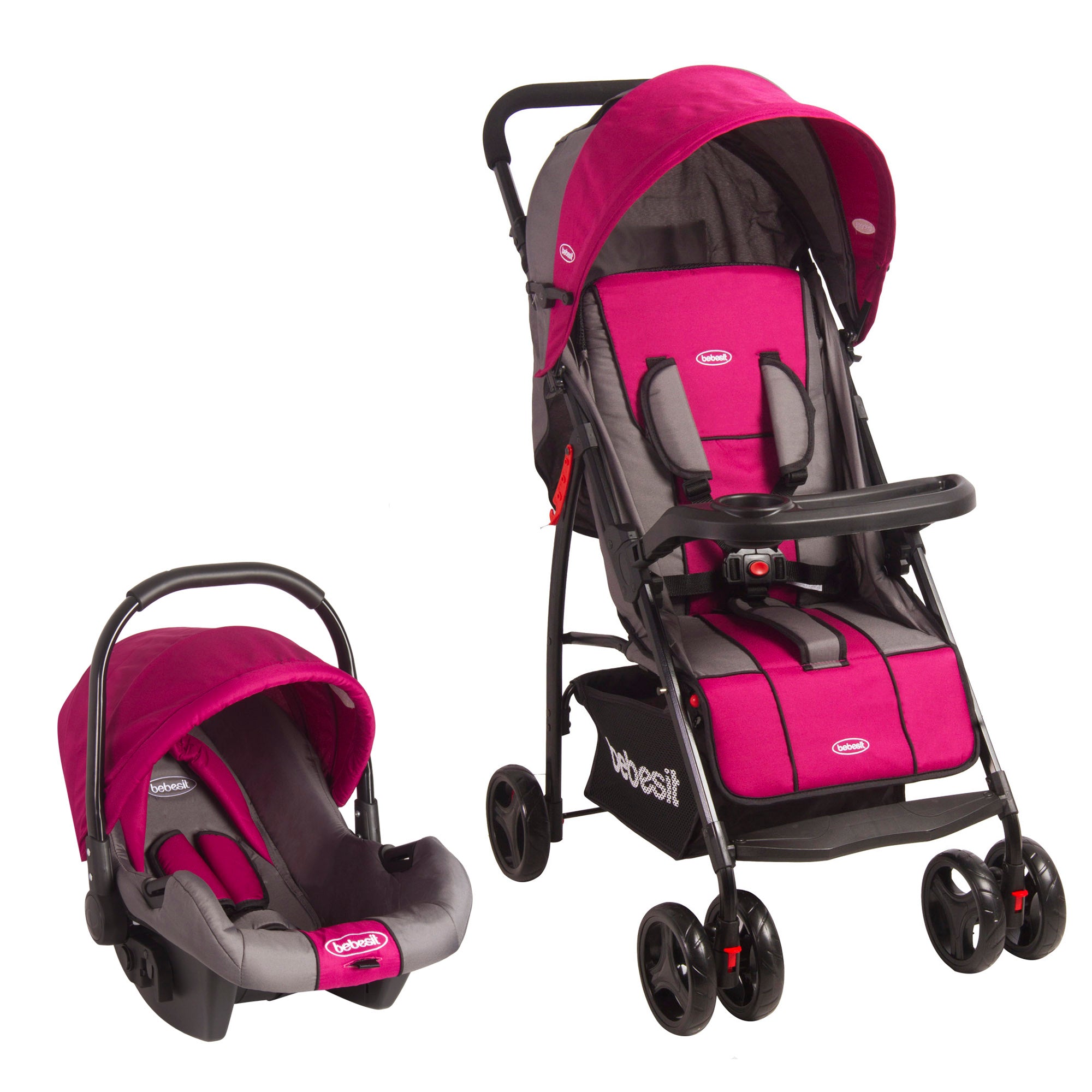 Coche Travel System Summer Rosado