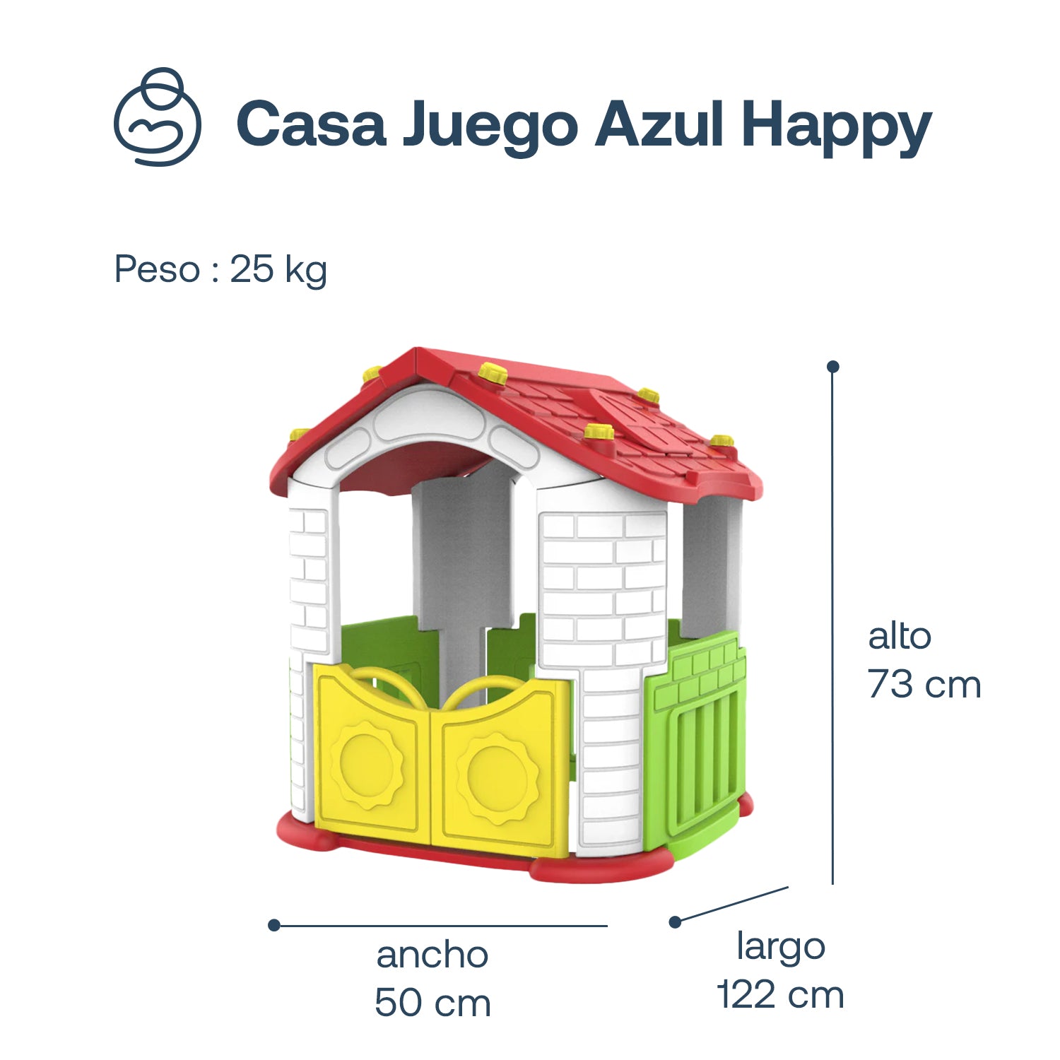 CASA JUEGO AZUL HAPPY