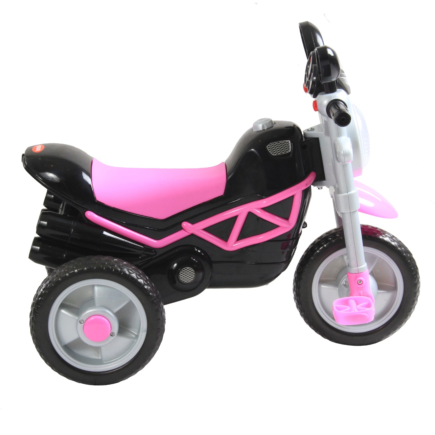 Triciclo Moto Rosa