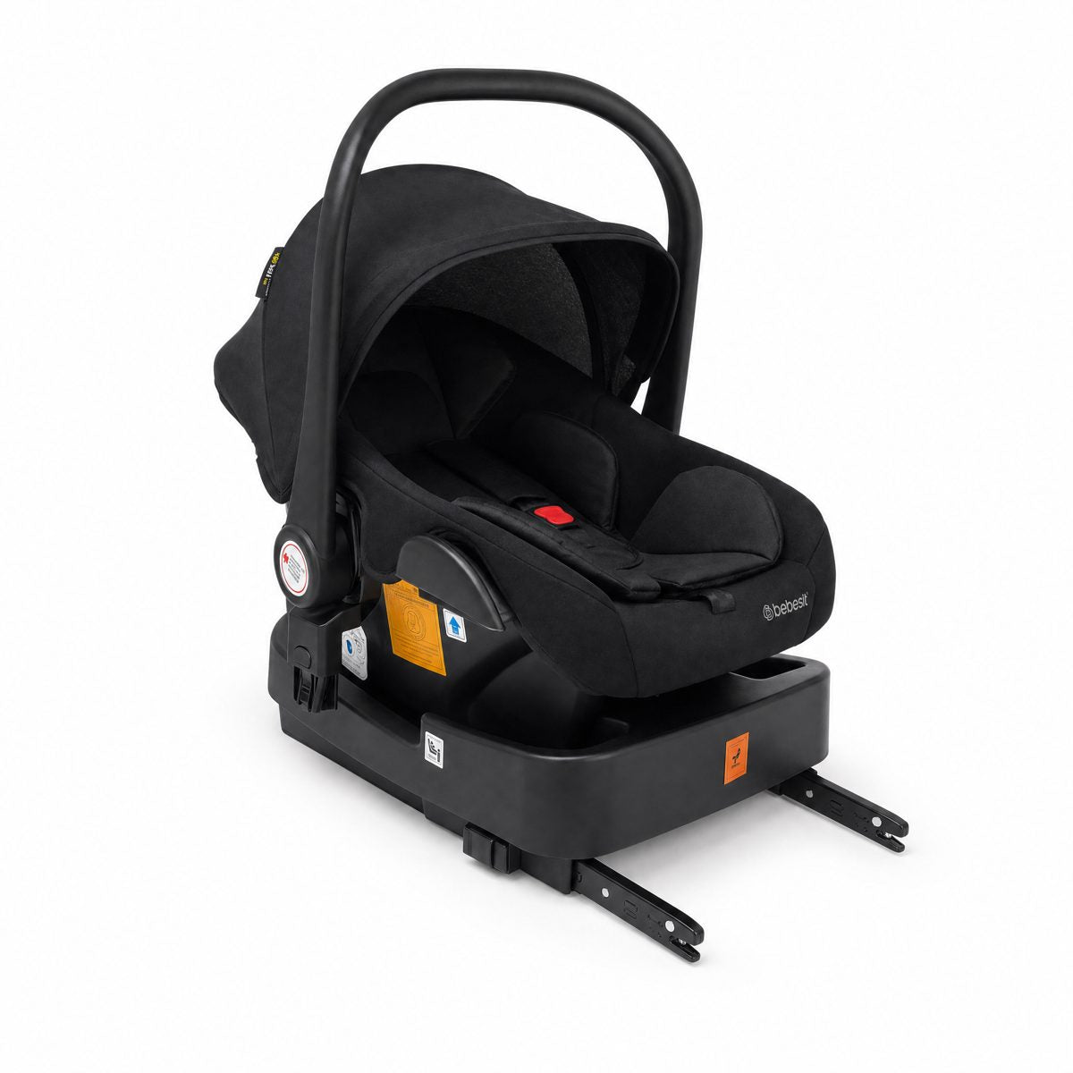 Coche Cuna Travel System Galaxy Isofix Negro