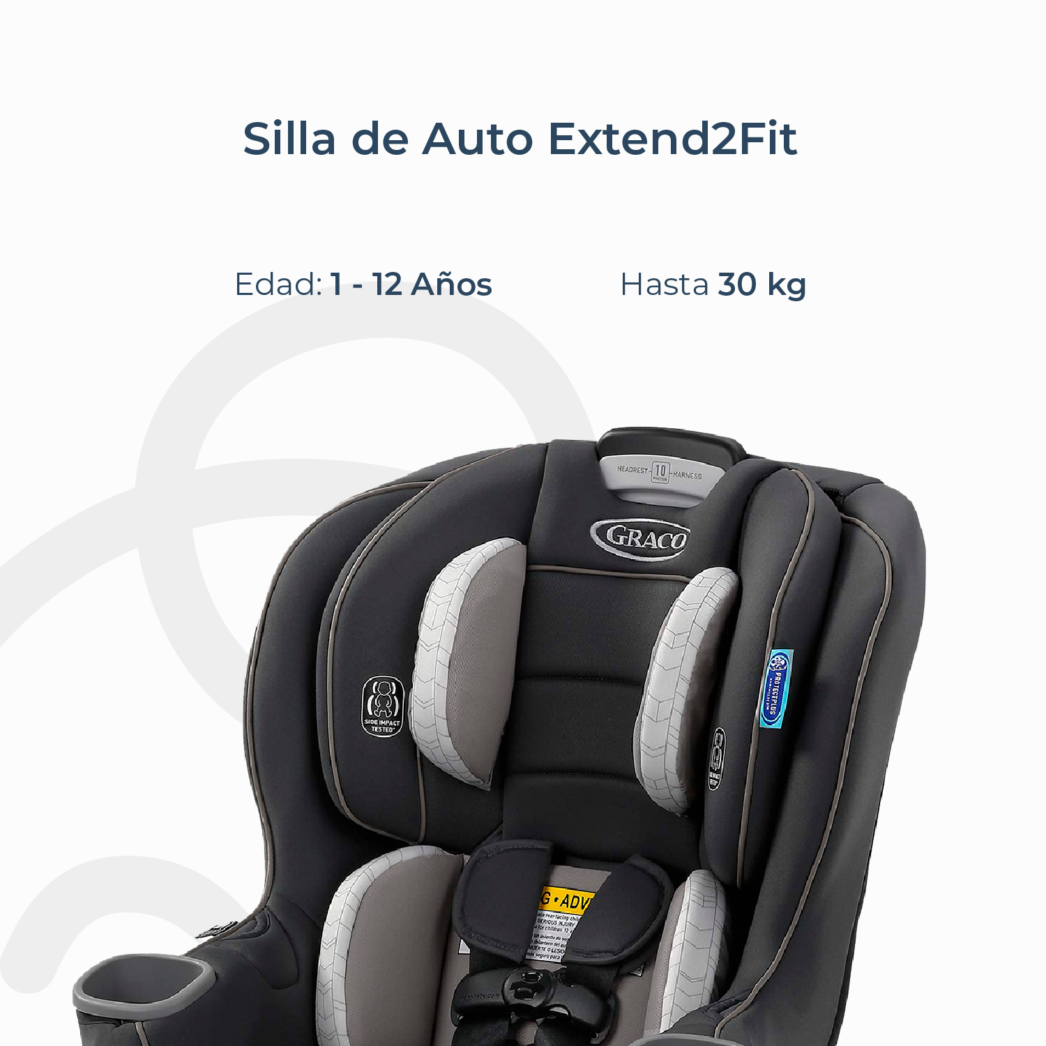 Silla de Auto Convertible Extend2fit Redmond