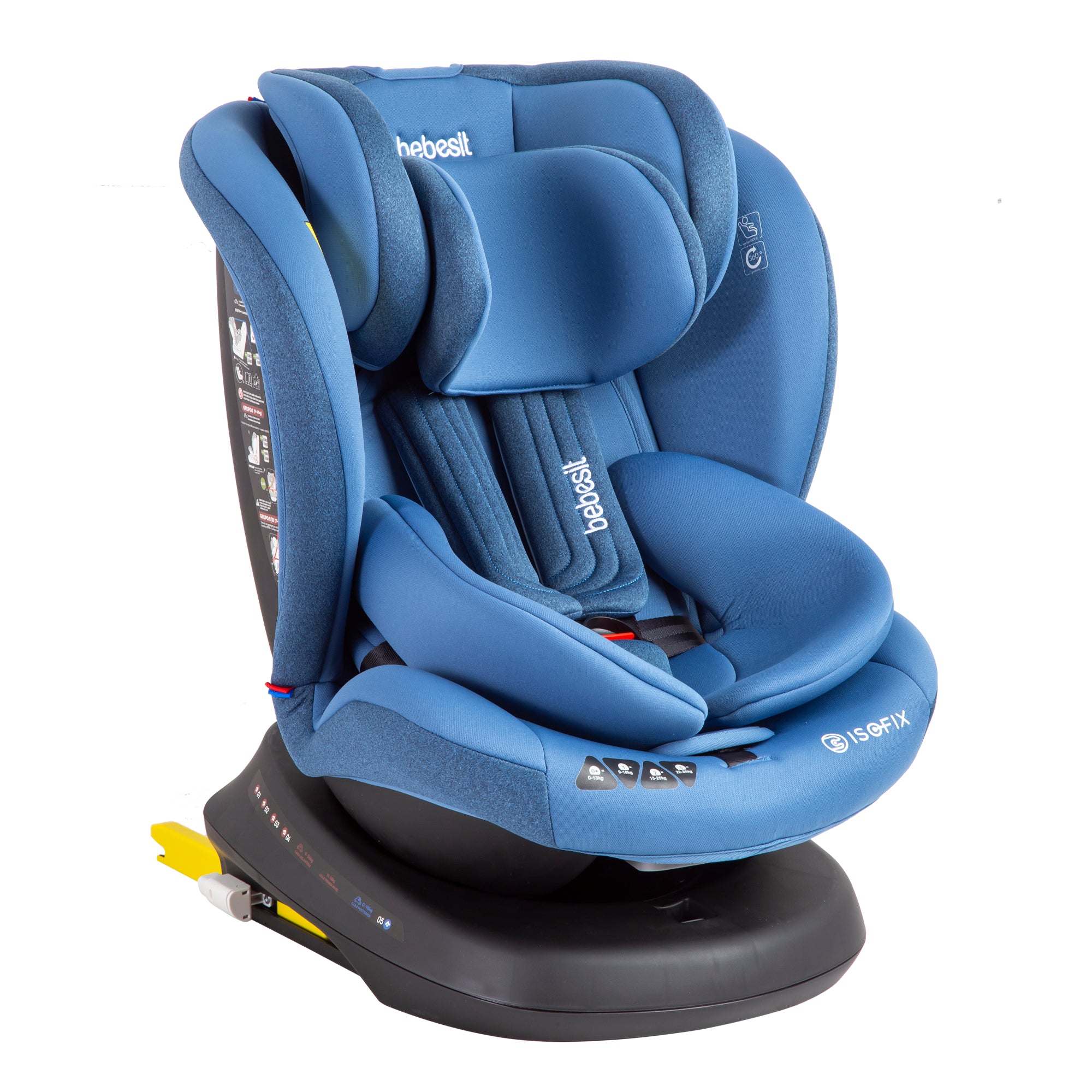 Silla de Auto Convertible 360° Isofix Supra Azul