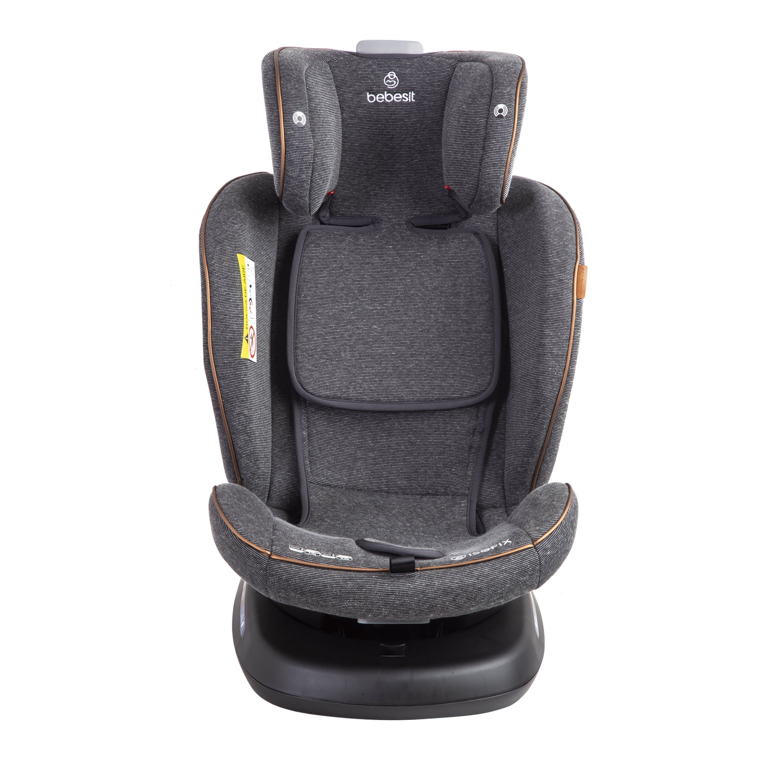 Silla de Auto Convertible Isofix Supra 360º Premium Gris