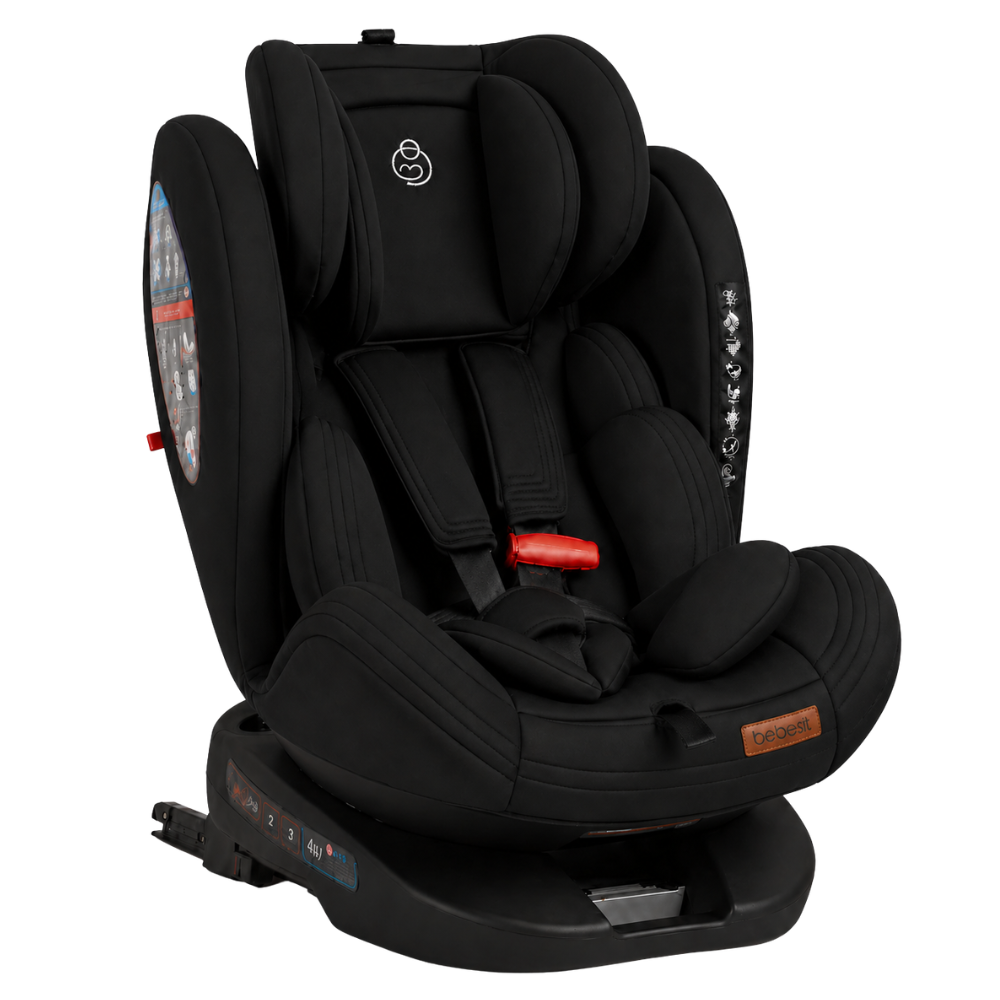 Silla de Auto Saturn 360° Premium Negro