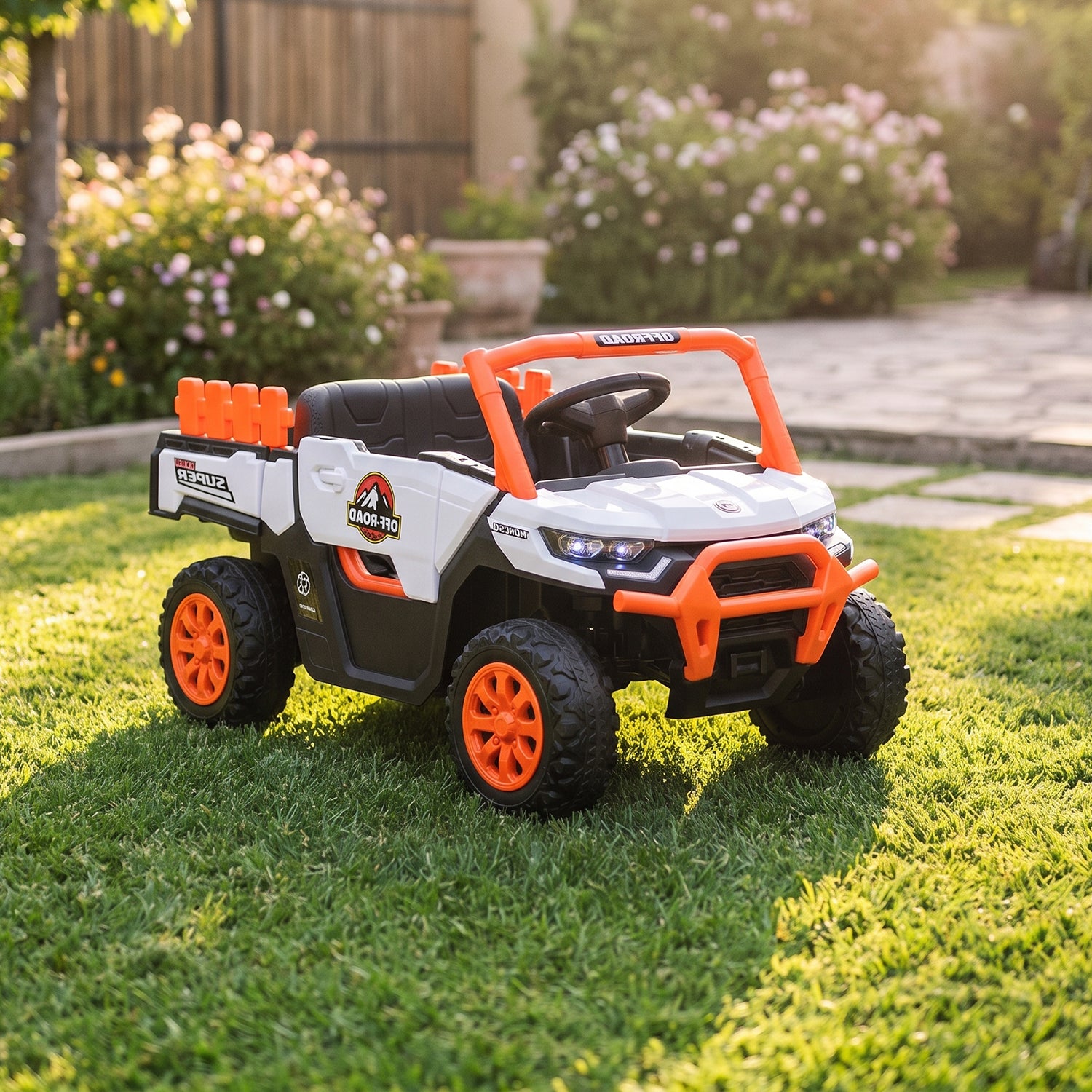 Auto Buggy Camioneta Trex Blanca