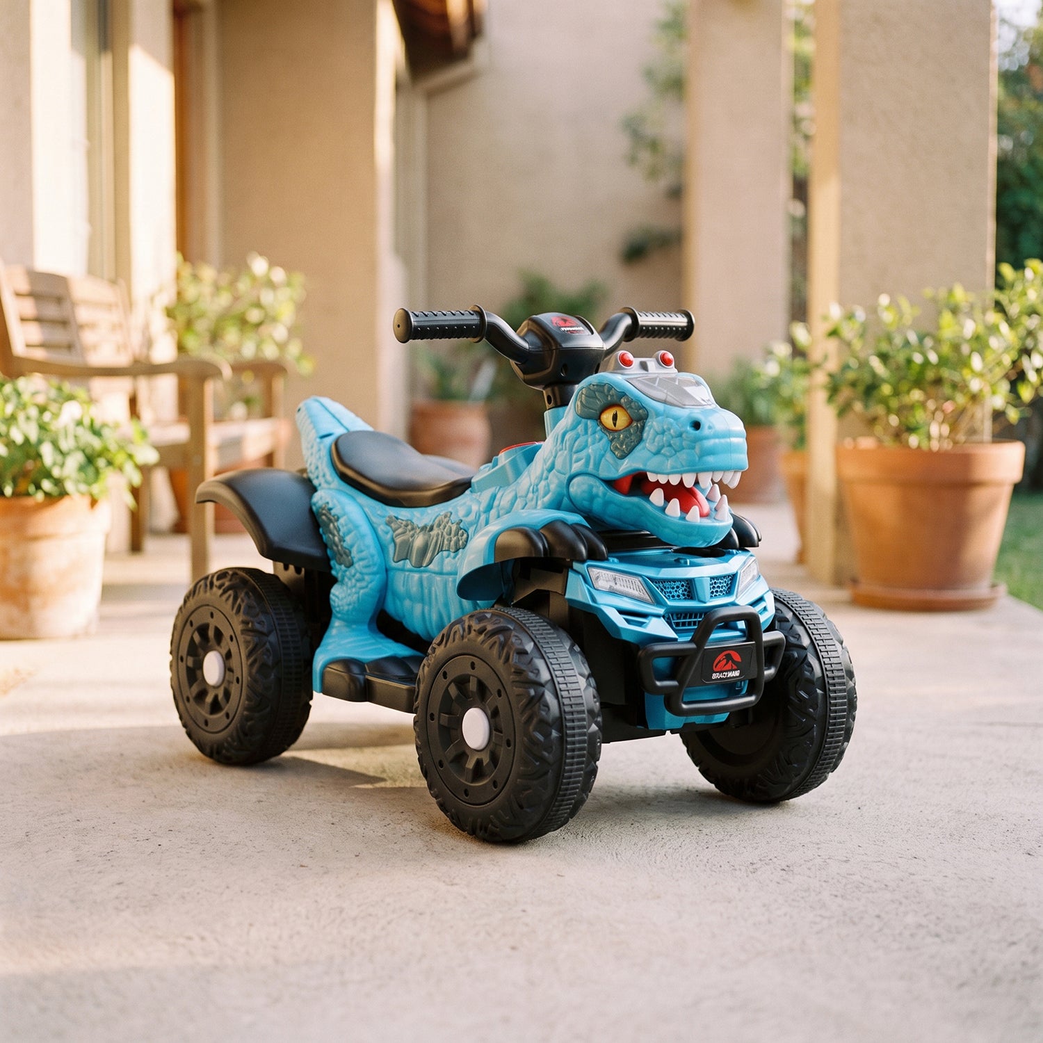 Moto a Batería Infantil 4Dino Adventure Azul