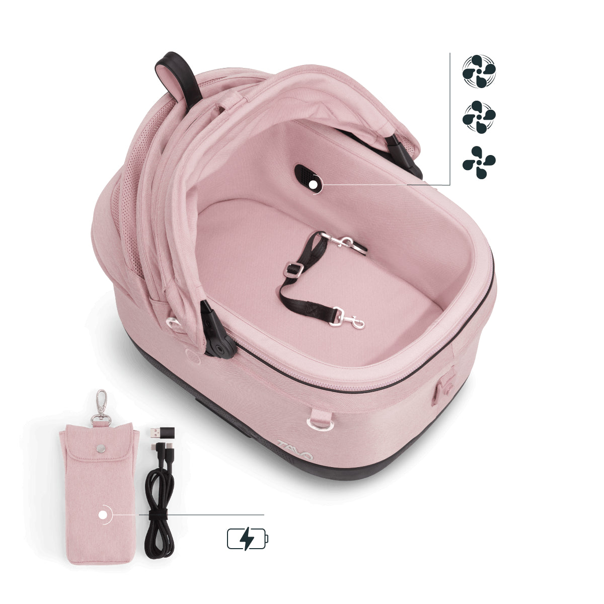 Silla Auto Mascotas Maeve Iso5X Wind Sakura