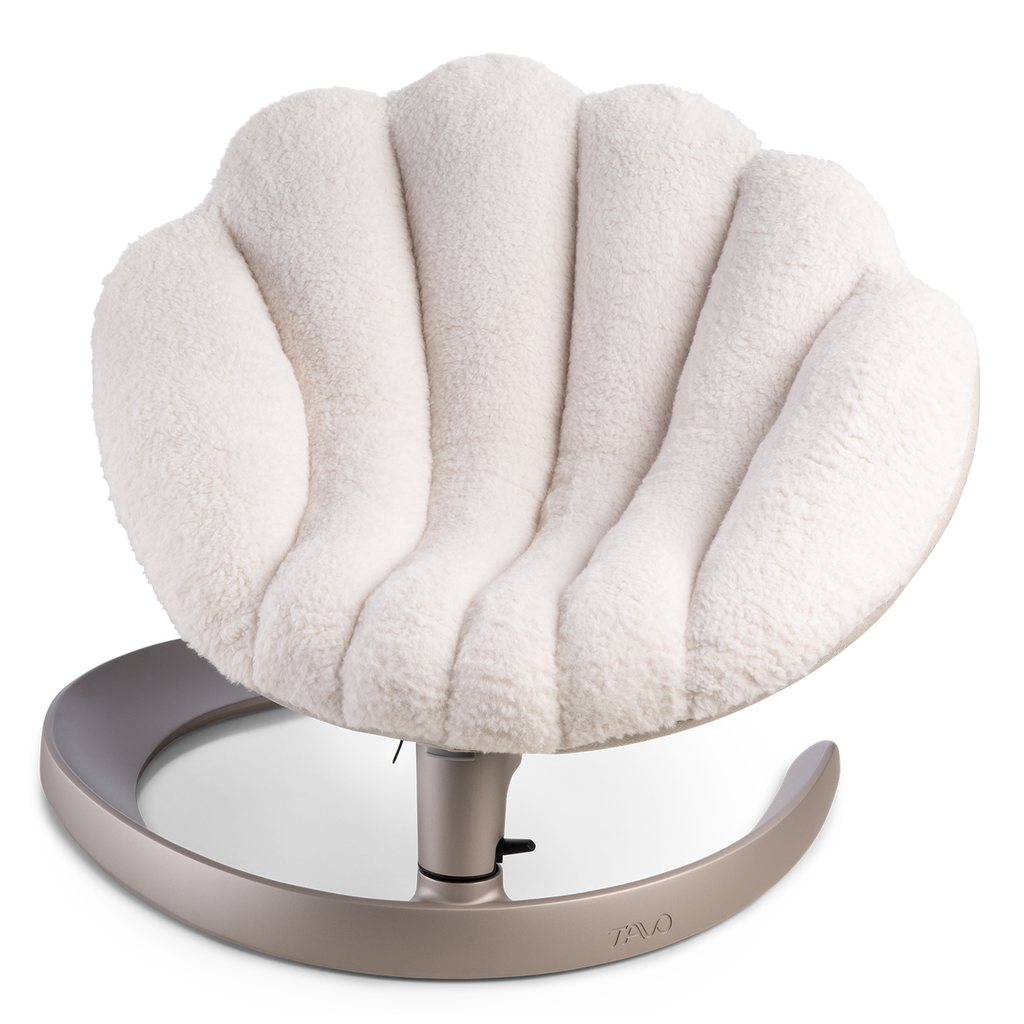 Cama Mascota Oscilante Shell Latte