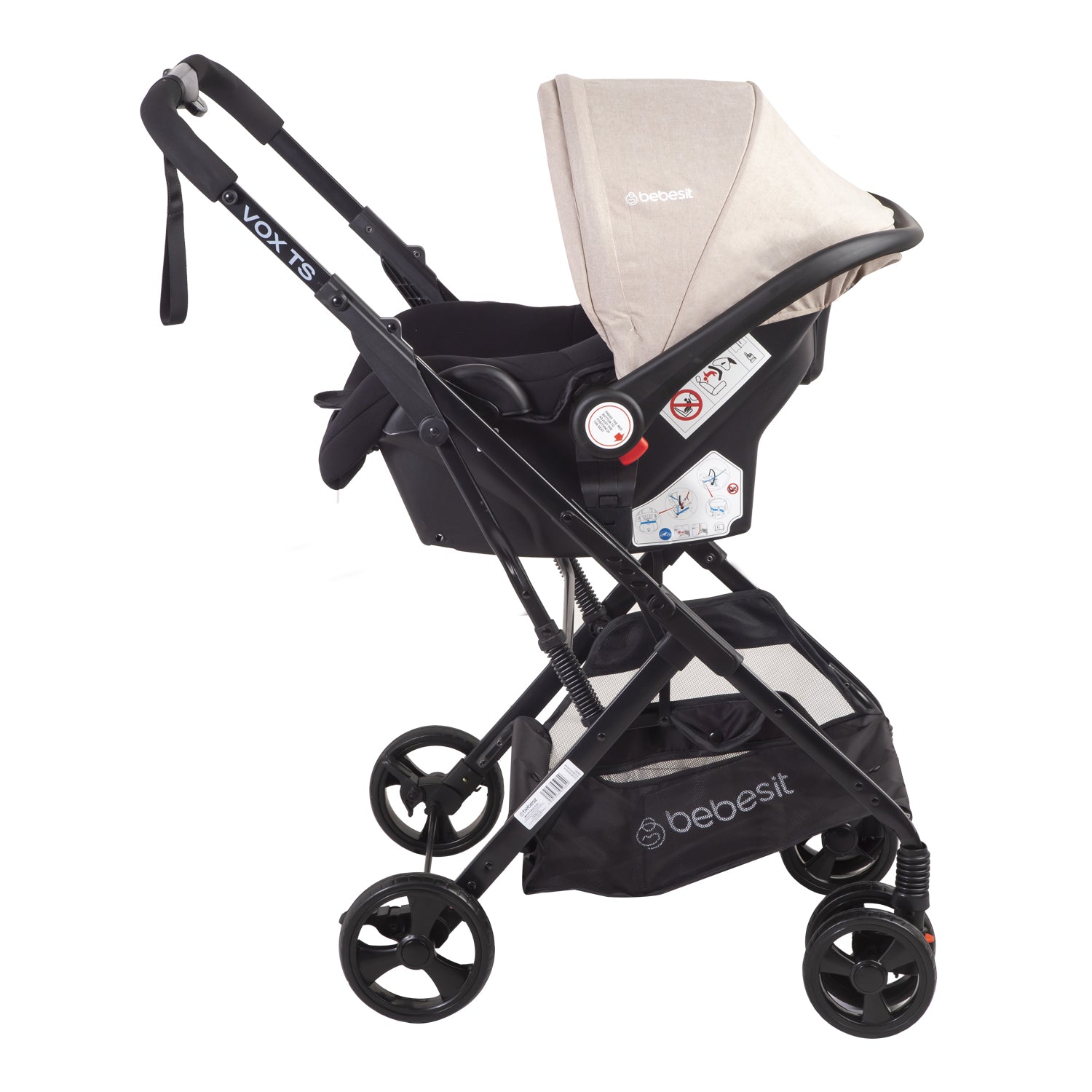 Coche Cuna travel system Vox Beige