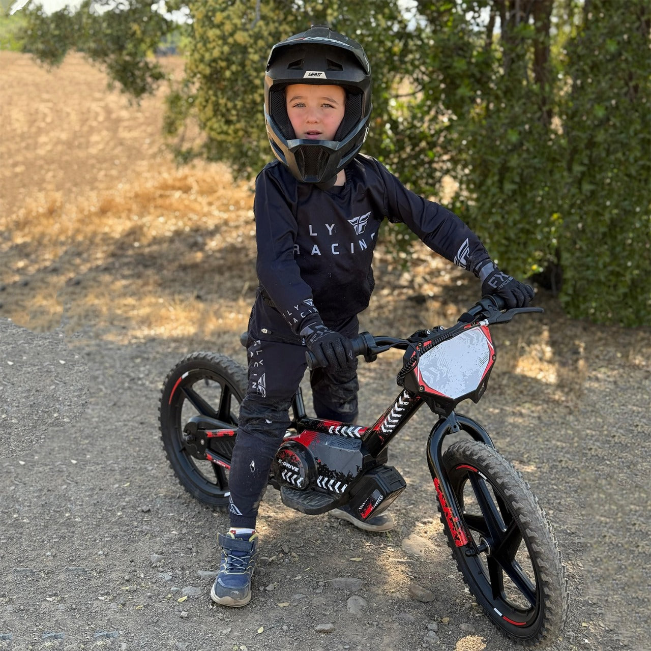 Bicicleta Moto Eléctrica E-Bike BeRide Aro 16 Roja