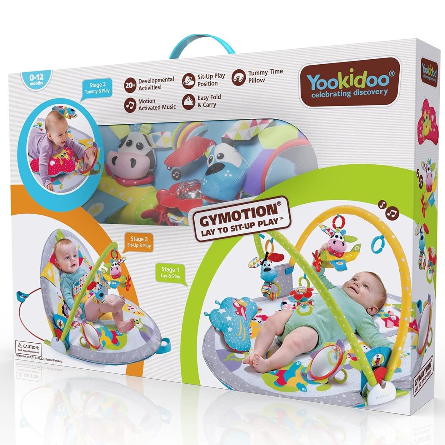 Gimnasio Interactivo Gymotion Lay to Sit-Up Play Yookidoo