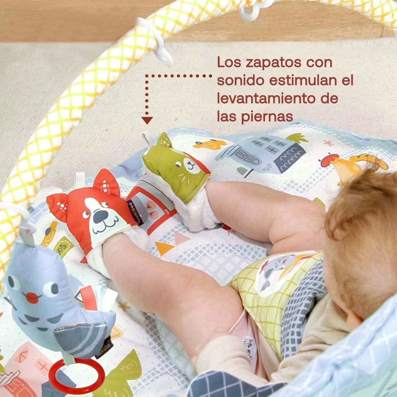 Gimnasio Interactivo Urban Gymotion Lay to Sit-Up Play Yookidoo