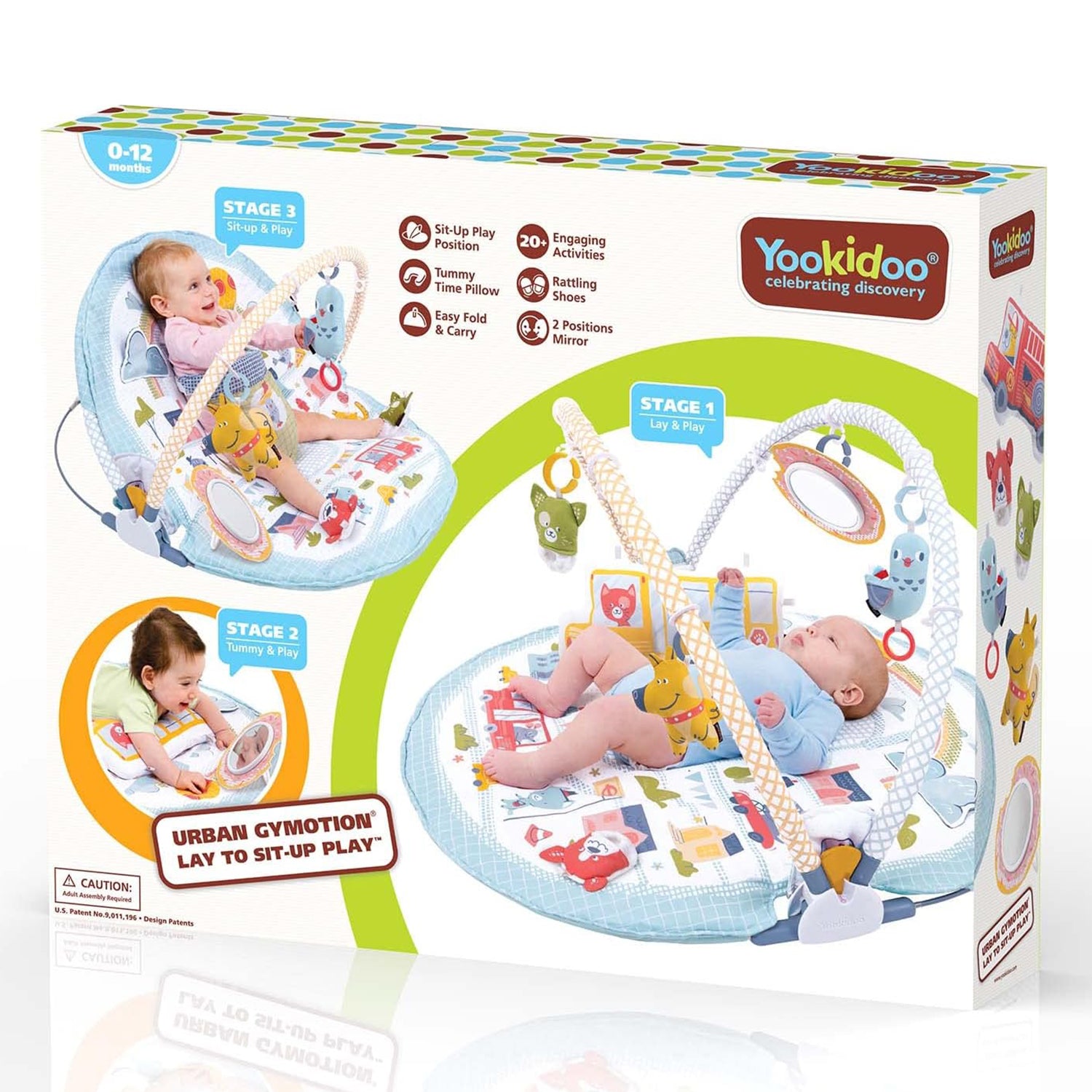 Gimnasio Interactivo Urban Gymotion Lay to Sit-Up Play Yookidoo