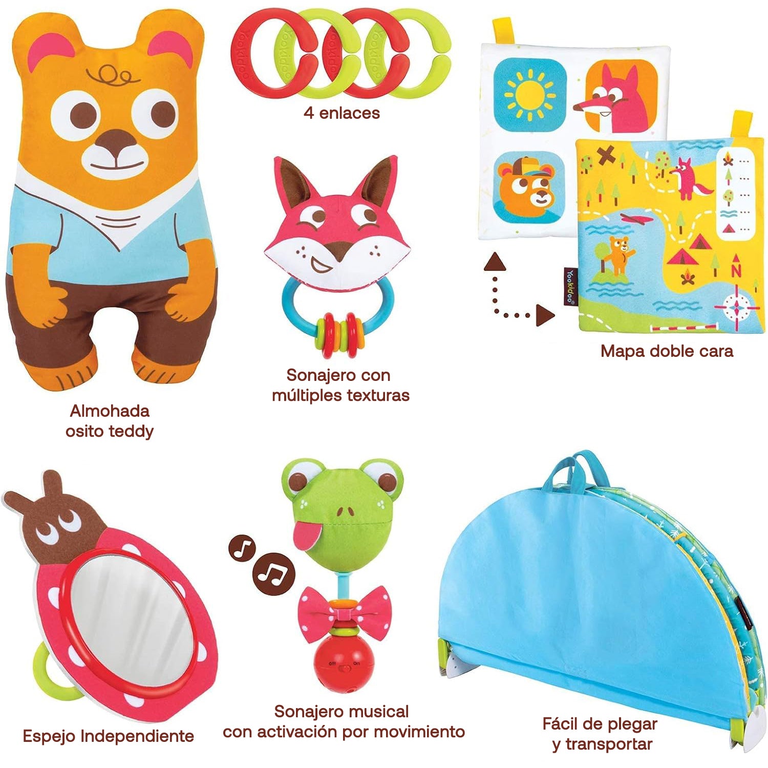 Gimnasio Interactivo Gymotion Play 'N' Nap Yookidoo